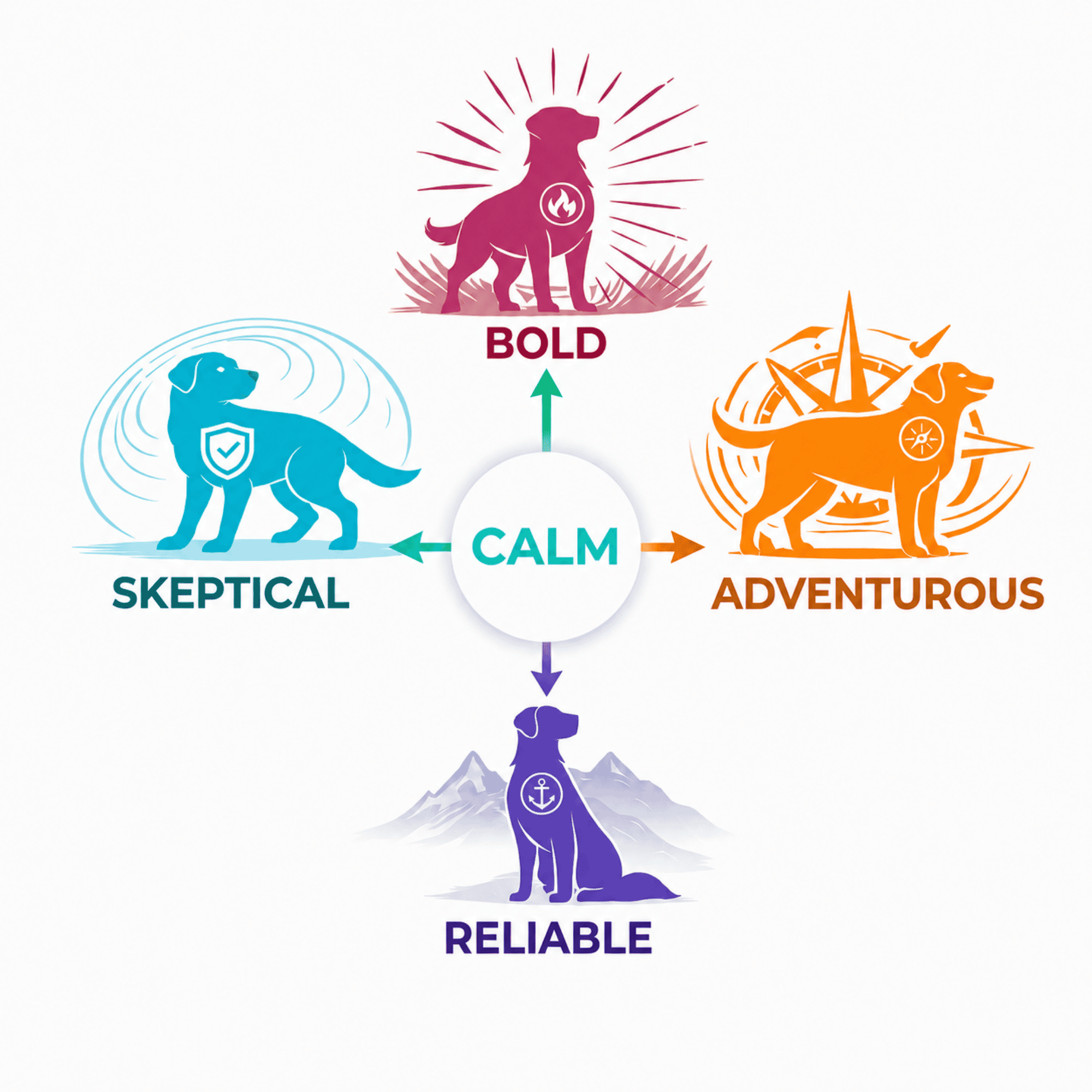 The four BARKTypes around CALM